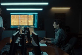 Une scène du film Boîte noire Une scène du film Boîte noire