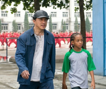 Une scène du film The Karate Kid