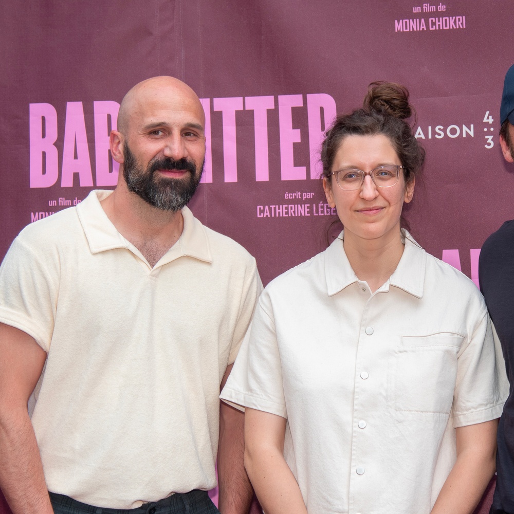 Sur le tapis rouge du film Babysitter