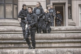 Une scène du film The Hunger Games: Mockingjay - Part 2