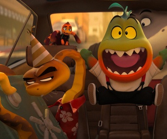 Une scène du film The Bad Guys