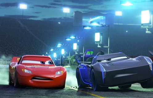 Une scène du film Cars 3
