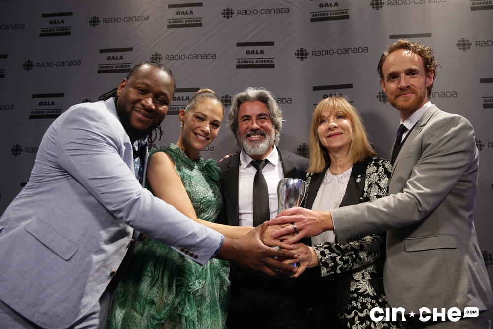 Dans la salle de presse du Gala Québec Cinéma 2019