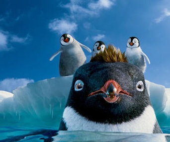 Une scène du film Happy Feet 2
