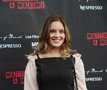 Sur le tapis rouge du film Matthias et Maxime