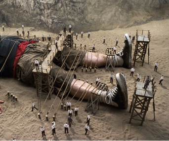 Une scène du film Gulliver's Travels