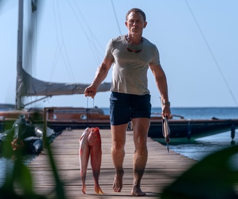 Une scène du film No Time to Die