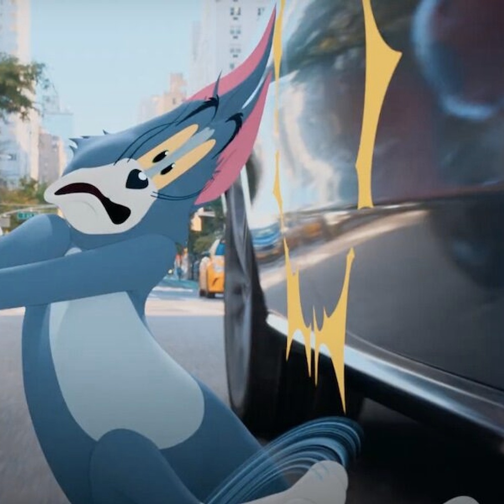 Une scène du film Tom and Jerry