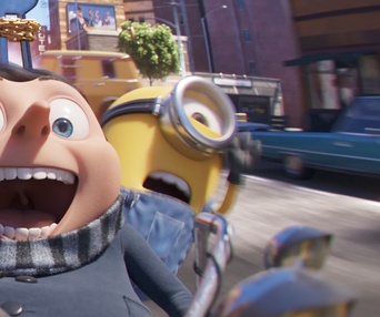 Une scène du film Minions: The Rise of Gru