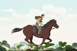 Une scène du film Miraï, ma petite soeur Une scène du film Miraï, ma petite soeur