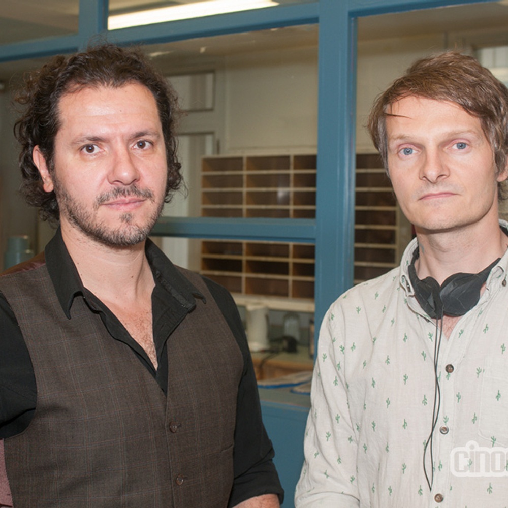 Sur le plateau du film Origami