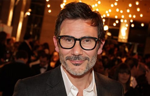 Michel Hazanavicius sur le tapis rouge de The Artist