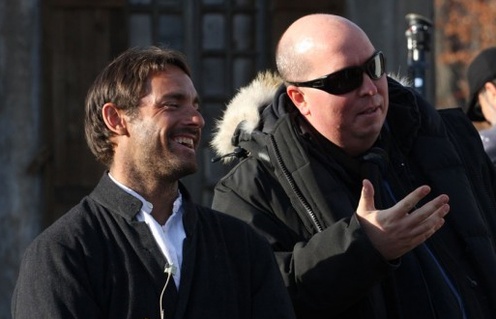 Guillaume Lemay-Thivierge et Philippe Gagnon sur le plateau de Le poil de la bête