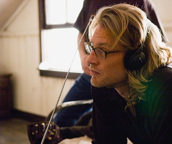 Sur le plateau du film Killing Them Softly