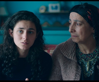Une scène du film Antigone