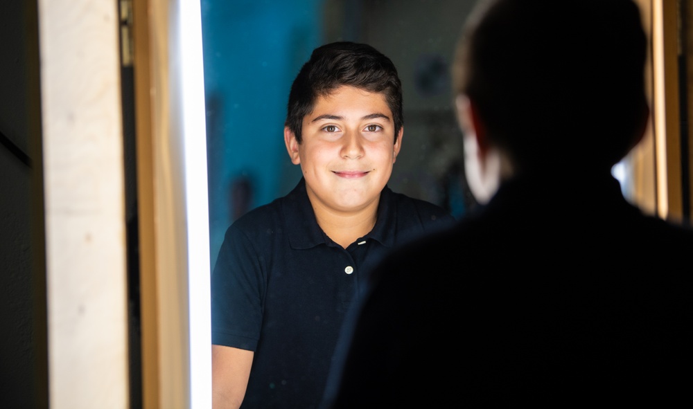 Visite de plateau du film Mlle Bottine