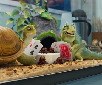 Une scène du film Leo