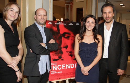 Sur le tapis rouge du film Incendies