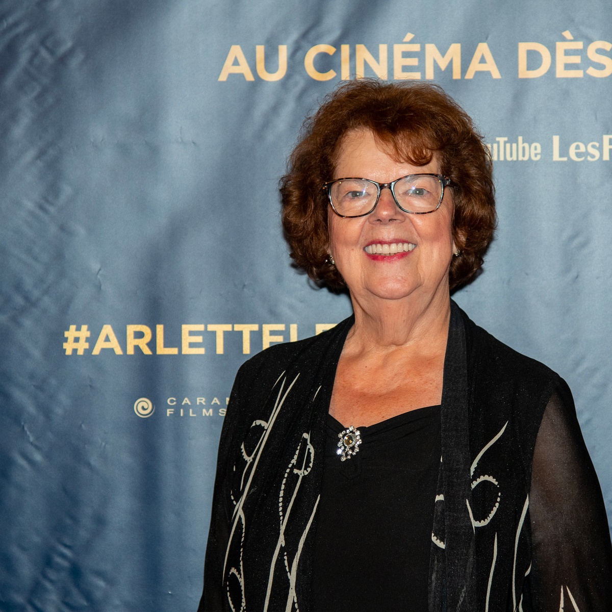 Sur le tapis rouge du film Arlette