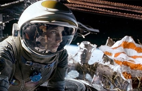 Une scène du film Gravity