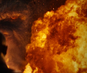 Une scène du film Kong : Skull Island