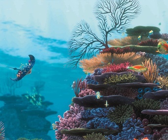 Une scène du film Finding Nemo
