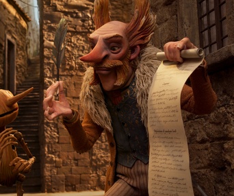 Une scène du film Guillermo del Toro's Pinocchio
