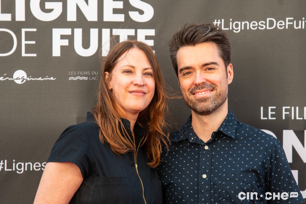 Sur le tapis rouge du film Lignes de fuite