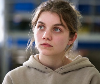 Une scène du film L'apparition