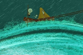 Une scène du film The Boy and the World