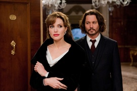 Une scène du film The Tourist