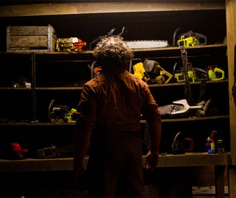 Une scène du film Texas Chainsaw 3D