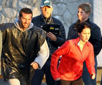 Sur le plateau du film Silver Linings Playbook