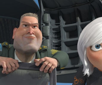 Scène du film Monsters vs. Aliens