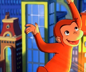 Scène du film George le petit curieux