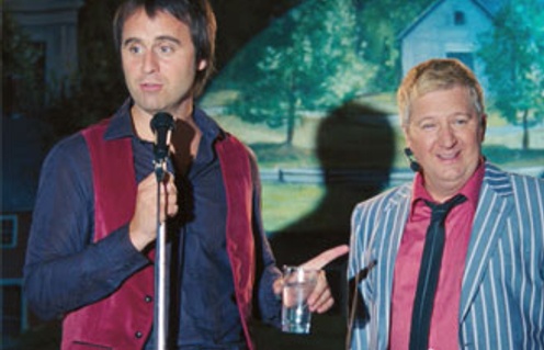Louis-José Houde et Benoît Brière dans le film Le sens de l'humour