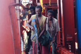 Une scène du film Captain Phillips Une scène du film Captain Phillips