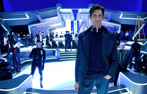Joseph Kosinski sur le plateau de TRON: Legacy