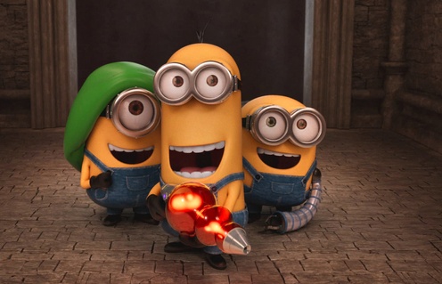 Une scène du film Minions
