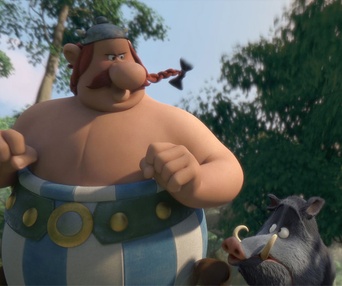 Une scène du film Astérix: Le domaine des Dieux