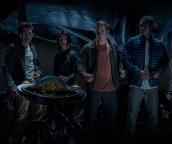 Une scène du film Power Rangers