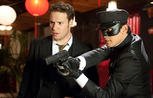 Seth Rogen et Jay Chou dans The Green Hornet