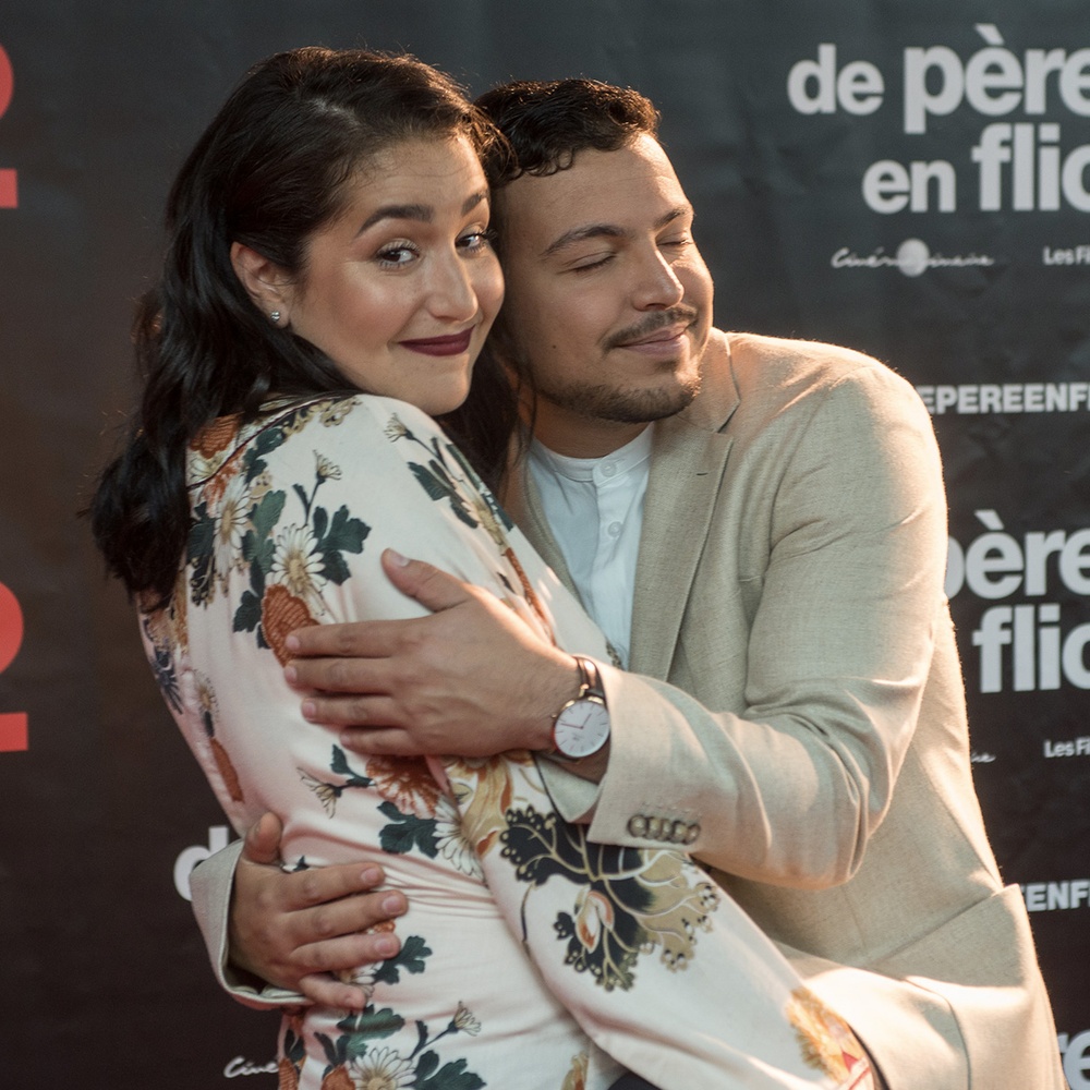 Sur le tapis rouge du film De père en flic 2