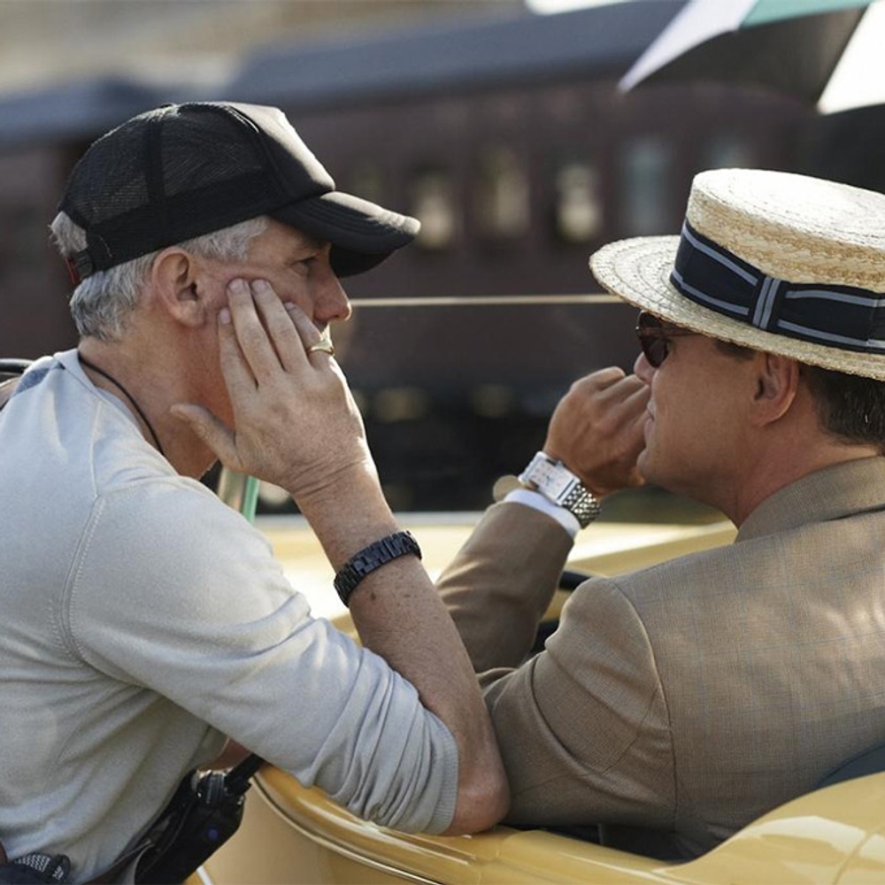 Sur le plateau du film The Great Gatsby