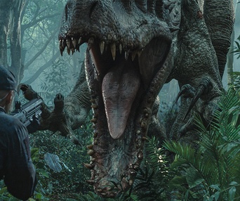 Une scène du film Jurassic World