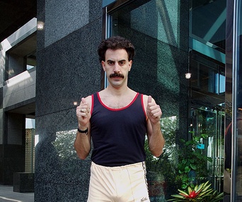 Scène du film Borat