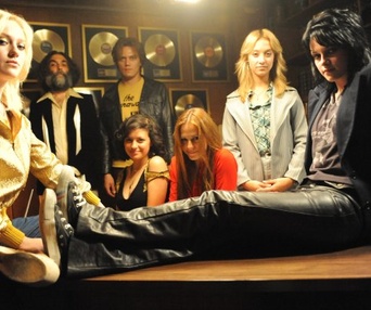 Une scène du film The Runaways