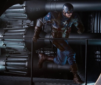 Une scène du film Captain America: The First Avenger