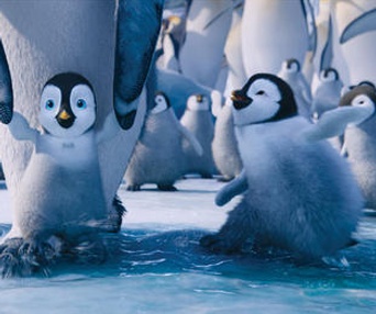 Une scène du film Happy Feet 2