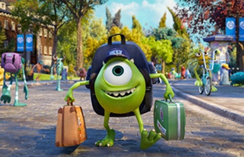 Une scène du film Monsters University